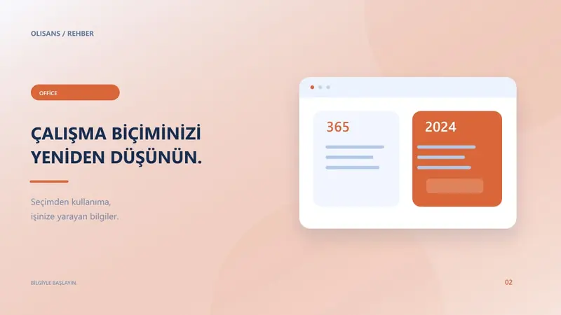 Belge uygulaması ve abonelik takvimini karşılaştıran editoryal görsel