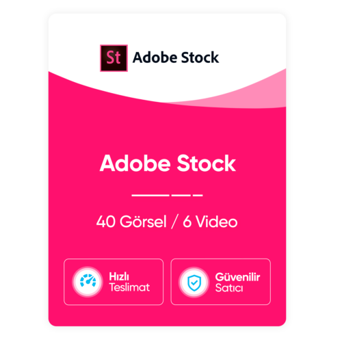 Adobe Stock 40 Görsel / 6 Video