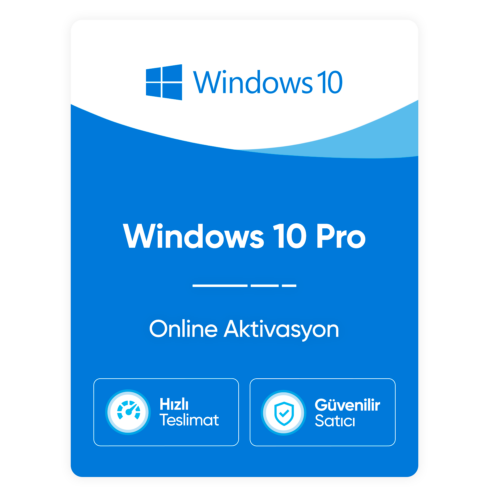Microsoft Windows 10 Pro – Online Aktivasyon