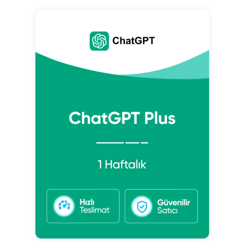 ChatGPT Plus – 1 Haftalık