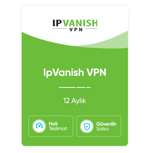IpVanish VPN – 12 Aylık