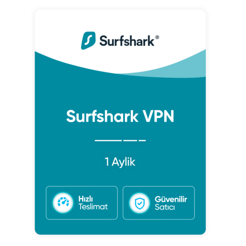 Surfshark VPN – 1 Aylık